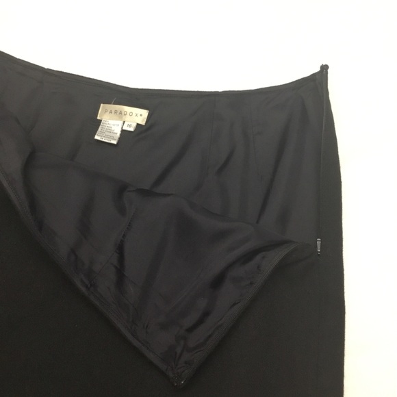 Paradox Black and Purple Maxi Skirt - Picture 4 of 12